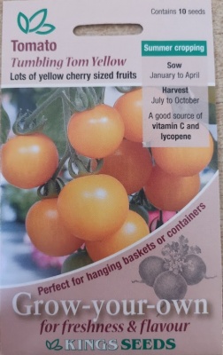 Tomato Tumbling Tom Yellow